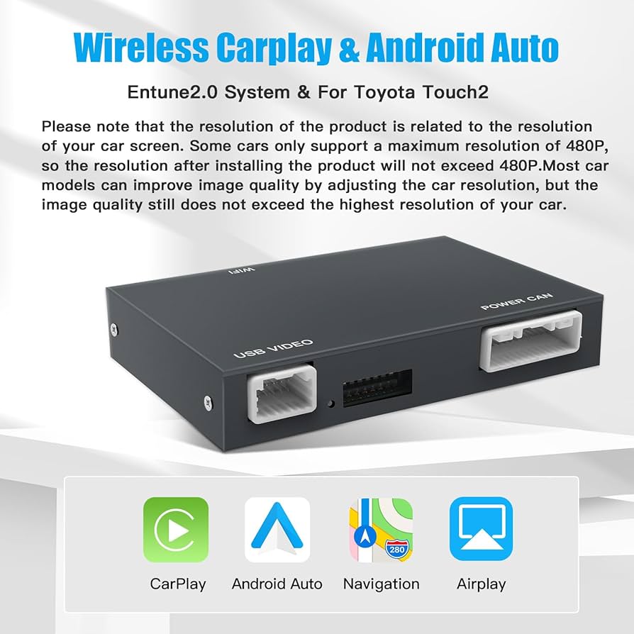 Amazon.com: Wireless Carplay/Android Auto Adapter for Toyota with